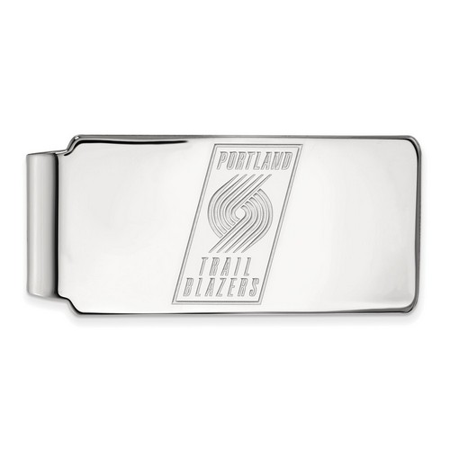 Portland Trail Blazers Money Clip in Sterling Silver 17.01 gr