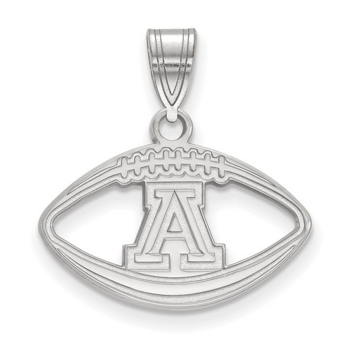 University of Arizona Wildcats Sterling Silver Football Pendant 1.54 gr