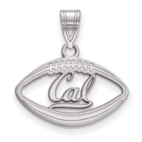 UC Berkeley California Golden Bears Sterling Silver Football Pendant 1.38 gr