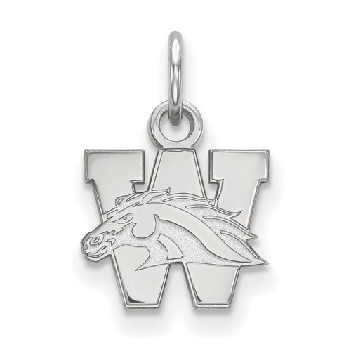 Western Michigan University Broncos XS Pendant in Sterling Silver 1.07 gr