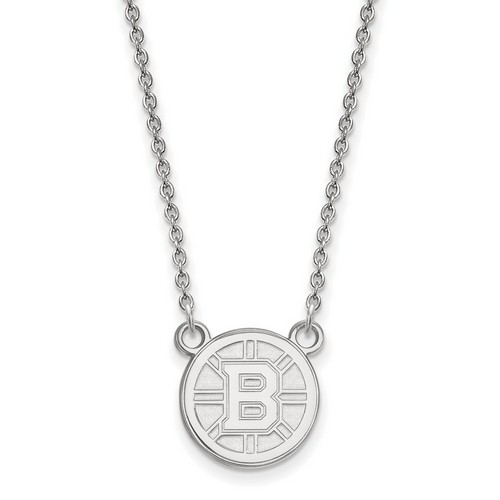 Boston Bruins Small Pendant Necklace in Sterling Silver 3.23 gr