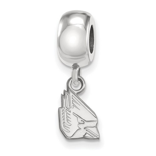 Ball State University Cardinals XS Dangle Bead Charm in Sterling Silver 2.69 gr