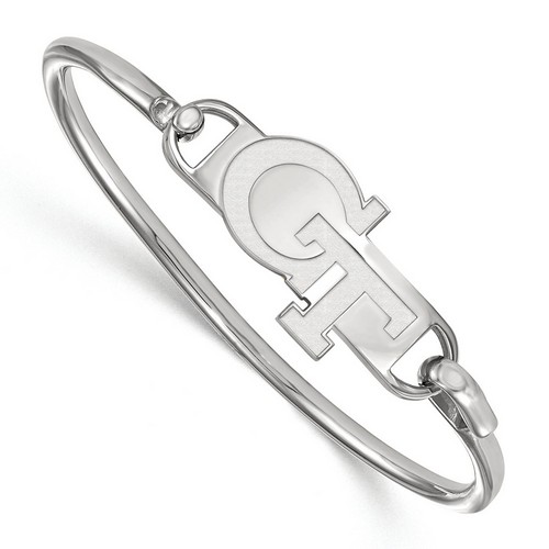 Georgia Tech Yellow Jackets Bangle in Sterling Silver 13.75 gr