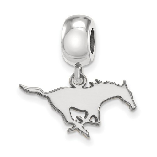 Southern Methodist University SMU Mustangs Sterling Silver Dangle Bead 3.60 gr
