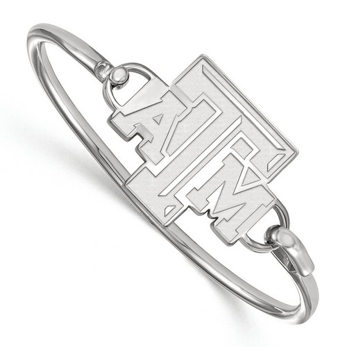 Texas A&M University Aggies Bangle in Sterling Silver 15.63 gr