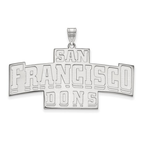 University of San Francisco Dons XL Sterling Silver Pendant 9.07 gr