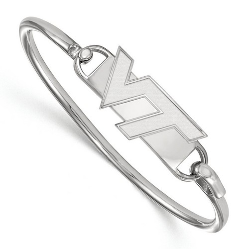 Virginia Tech Hokies Bangle in Sterling Silver 13.19 gr