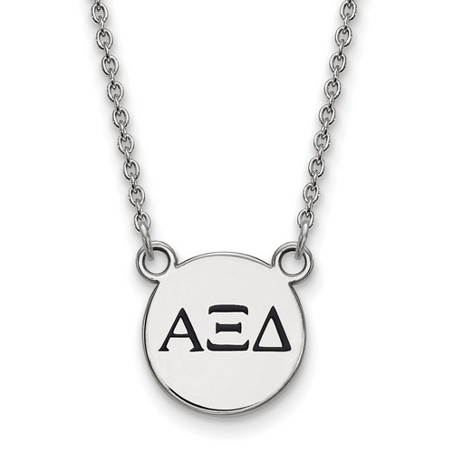 Alpha Xi Delta Sorority XS Pendant Necklace in Sterling Silver 3.27 gr