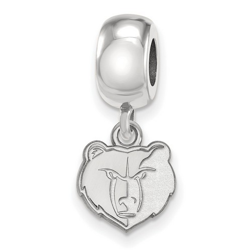 Memphis Grizzlies XS Dangle Bead Charm in Sterling Silver 3.19 gr