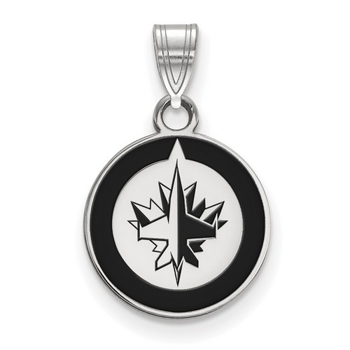 Winnipeg Jets Small Pendant in Sterling Silver 1.45 gr