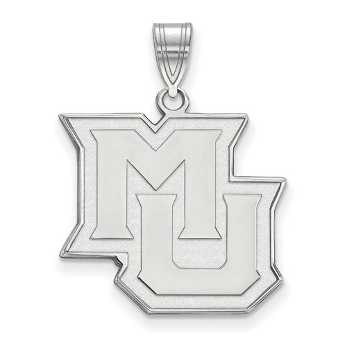 Marquette University Golden Eagles Large Pendant in Sterling Silver 3.50 gr