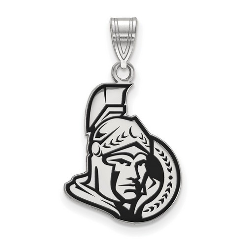 Ottawa Senators Large Pendant in Sterling Silver