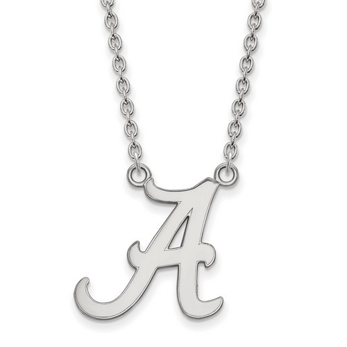 University of Alabama Crimson Tide Pendant Necklace in Sterling Silver 5.00 gr