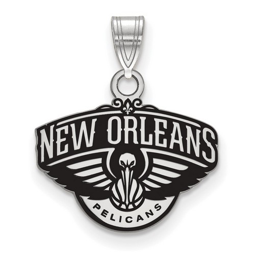 New Orleans Pelicans Small Pendant in Sterling Silver 1.57 gr
