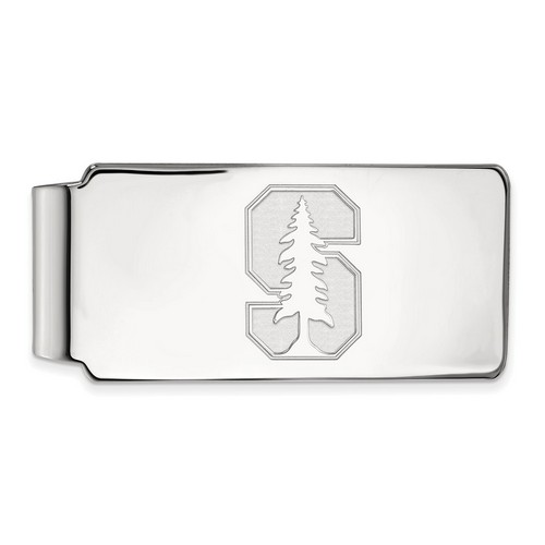 Stanford University Cardinal Money Clip in Sterling Silver 16.83 gr