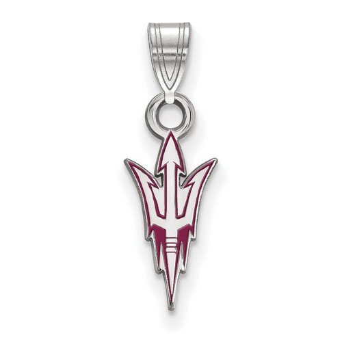 Arizona State University Sun Devils Small Sterling Silver Pendant 0.55 gr