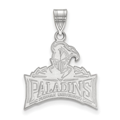 Furman University Paladins Large Pendant in Sterling Silver 2.39 gr