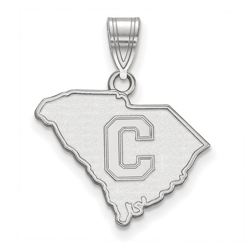 The Citadel Bulldogs Medium Pendant in Sterling Silver 1.71 gr