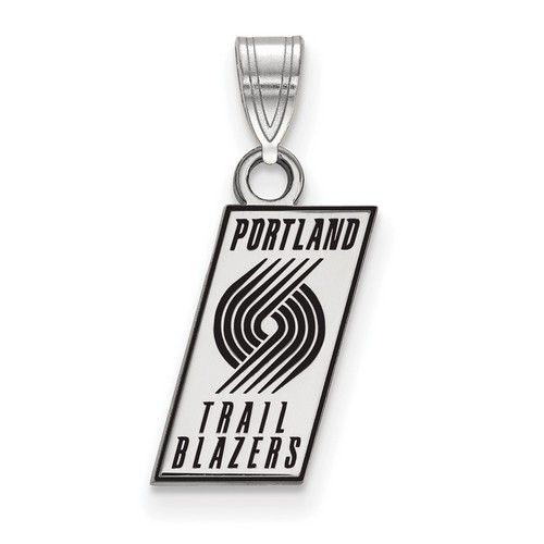 Portland Trail Blazers Small Pendant in Sterling Silver 1.10 gr