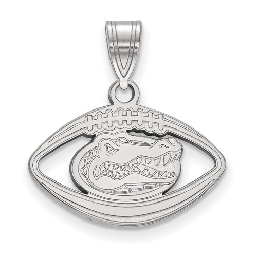 University of Florida Gators Sterling Silver Football Pendant 1.93 gr