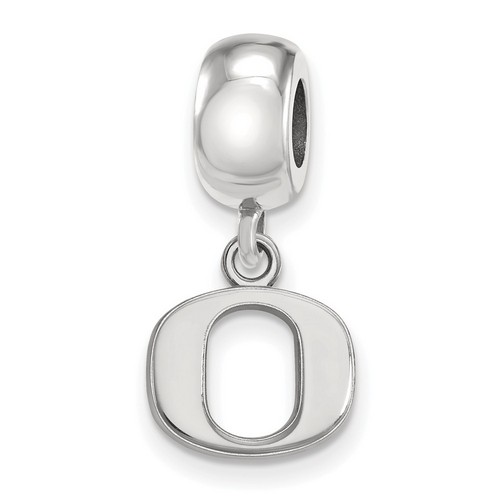 University of Oregon Ducks XS Dangle Bead Charm in Sterling Silver 2.99 gr