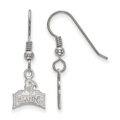 Furman University Paladins XS Dangle Earrings in Sterling Silver 1.31 gr