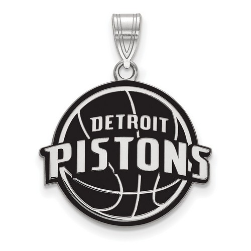 Detroit Pistons Large Pendant in Sterling Silver 3.03 gr