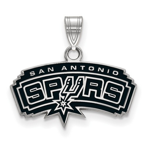 San Antonio Spurs Small Pendant in Sterling Silver 1.85 gr