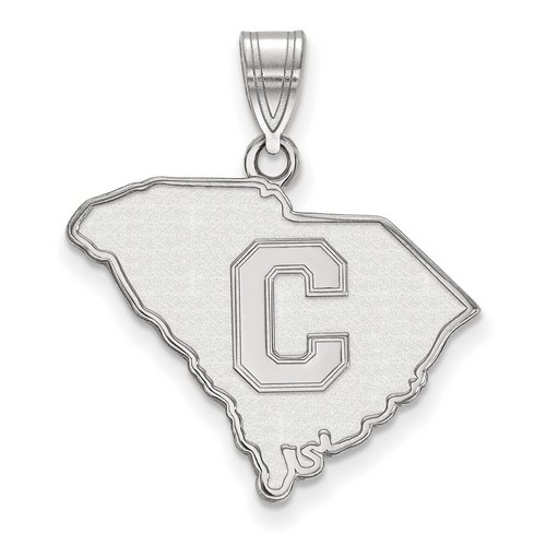The Citadel Bulldogs Large Pendant in Sterling Silver 2.37 gr