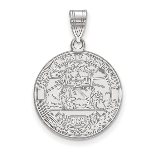 Wichita State University Shockers Large Crest in Sterling Silver 3.26 gr
