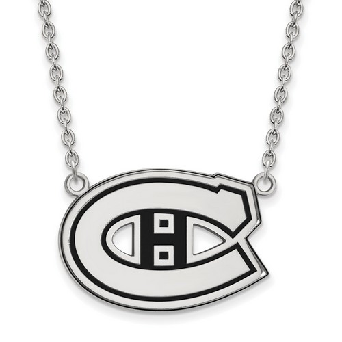 Montreal Canadiens Large Pendant Necklace in Sterling Silver 7.80 gr
