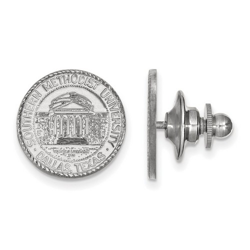 Southern Methodist University SMU Mustangs Sterling Silver Crest Lapel Pin