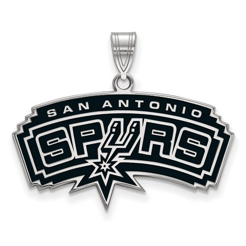 San Antonio Spurs Large Pendant in Sterling Silver 4.01 gr