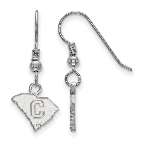 The Citadel Bulldogs XS Dangle Earrings in Sterling Silver 1.33 gr