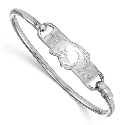 University of Arkansas Razorbacks Bangle in Sterling Silver 13.67 gr