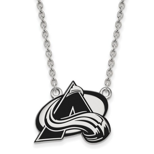 Colorado Avalanche Large Pendant Necklace in Sterling Silver 6.26 gr