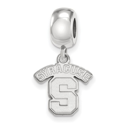 Syracuse University Orange Small Dangle Bead in Sterling Silver 3.13 gr