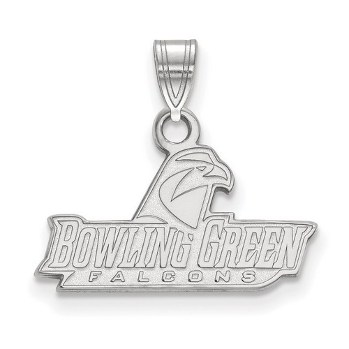 Bowling Green State University Falcons Small Pendant in Sterling Silver 1.34 gr