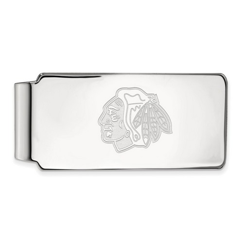 Chicago Blackhawks Money Clip in Sterling Silver 17.06 gr