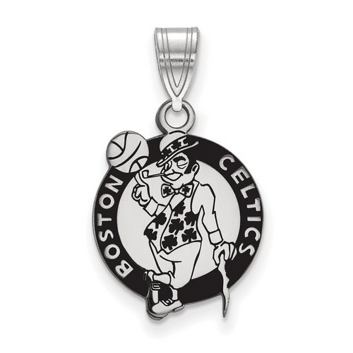 Boston Celtics Medium Pendant in Sterling Silver 1.99 gr