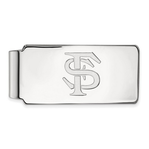 Florida State University Seminoles Money Clip in Sterling Silver 17.03 gr