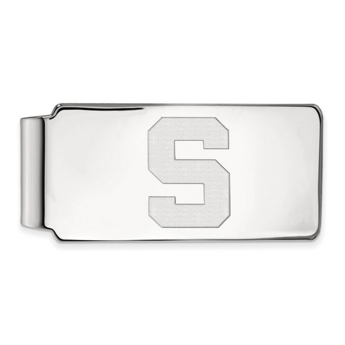 Michigan State University Spartans Money Clip in Sterling Silver 16.52 gr