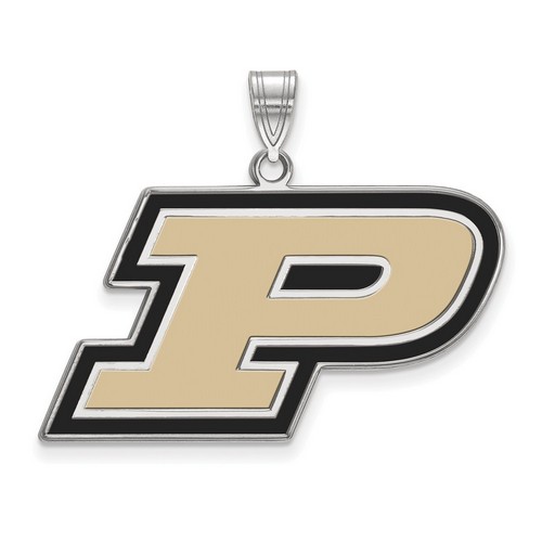 Purdue University Boilermakers Large Pendant in Sterling Silver 4.53 gr