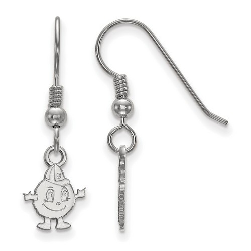 Syracuse University Orange XS Dangle Earrings in Sterling Silver 1.26 gr