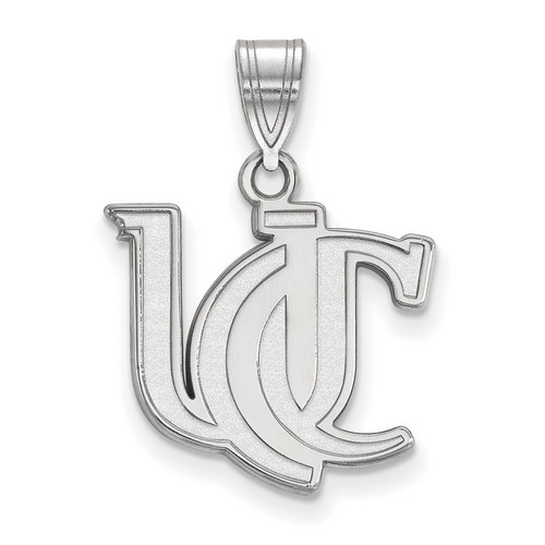 University of Cincinnati Bearcats Medium Pendant in Sterling Silver 1.85 gr