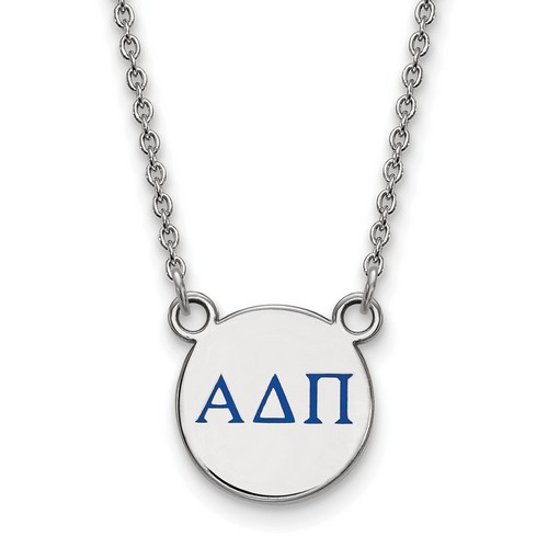 Alpha Delta Pi Sorority XS Sterling Silver Pendant Necklace 3.34 gr