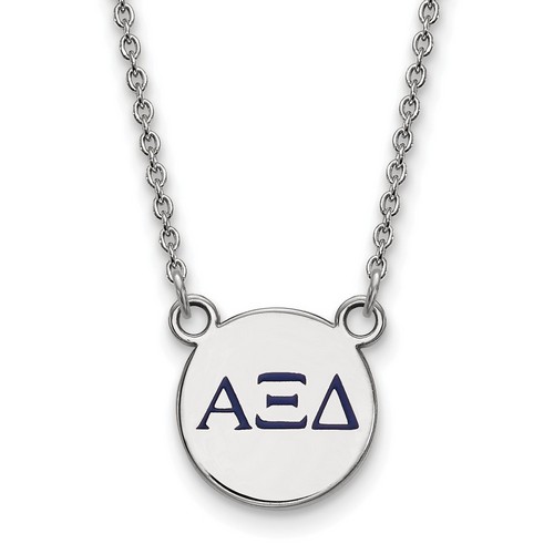 Alpha Xi Delta Sorority XS Pendant Necklace in Sterling Silver 3.34 gr