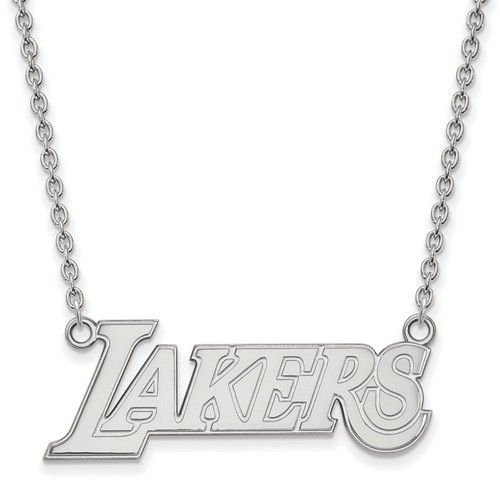 Los Angeles Lakers Large Pendant Necklace in Sterling Silver 6.20 gr