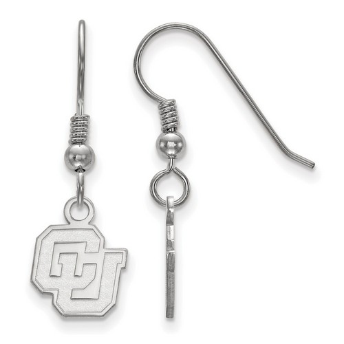 University of Colorado Buffaloes XS Dangle Earrings in Sterling Silver 1.28 gr