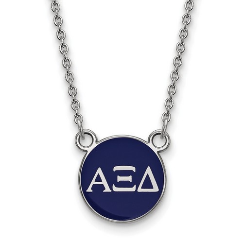 Alpha Xi Delta Sorority XS Pendant Necklace in Sterling Silver 2.75 gr